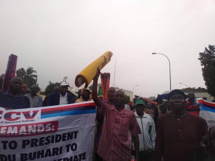 PHOTOS : Retired Soldiers Protest Over Pension In Abuja 1 FB IMG 1664197600120