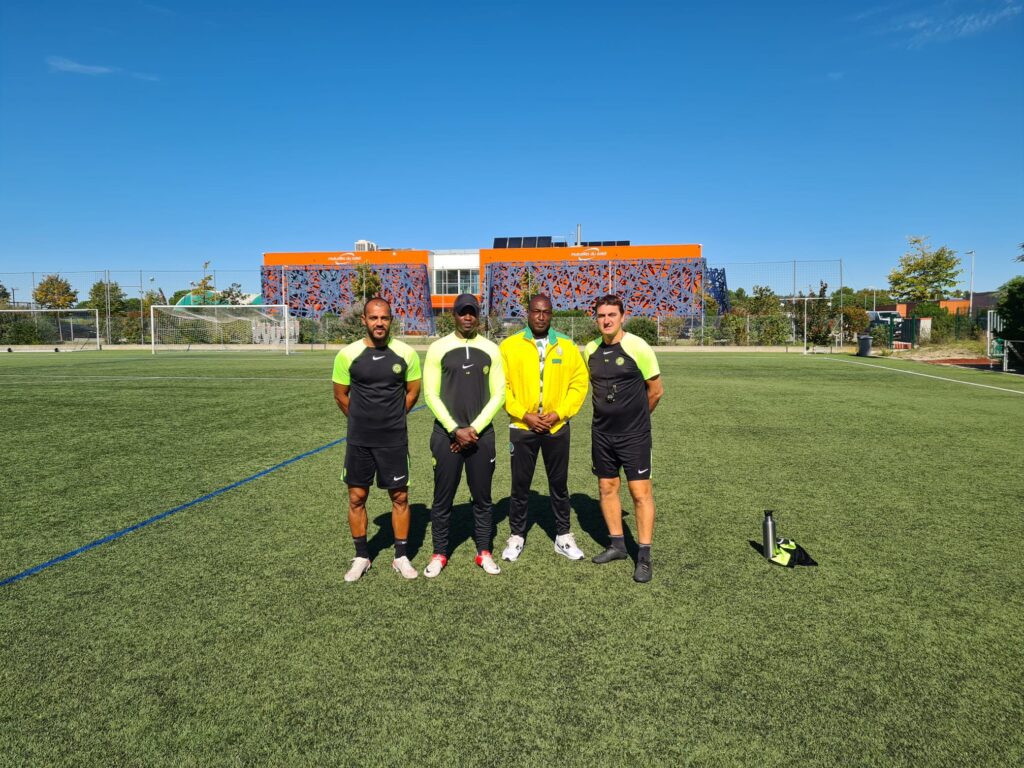 Photos : Insurance FC Coach, Odigie Groove With Utaka At Montpellier, France 1 IMG 20220922 WA0038