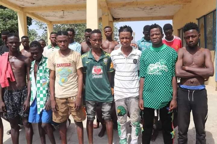 32 SUSPECTS APPREHENDED IN A CONTINUOUS RAID OF FLASH-POINTS IN MINNA 2 FB IMG 1679089712249