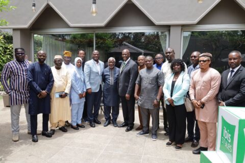 Hon. Olopade Congratulates NRFF Boss Ademola Are after emerging 1st Vice President of the Union of West African Rugby Federations 2 IMG 20250308 WA0304