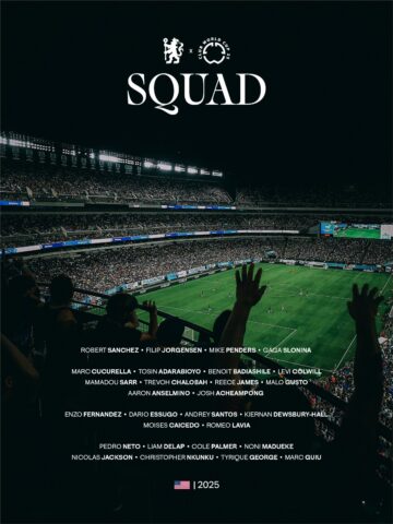FIFA Club World Cup: Chelsea's squad, shirt numbers confirmed 2 20250612 051913