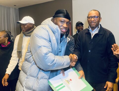 Ex-Eagles star commends FG, NSC for redeeming Abuja land pledge 3 Dikkobassey Presentation