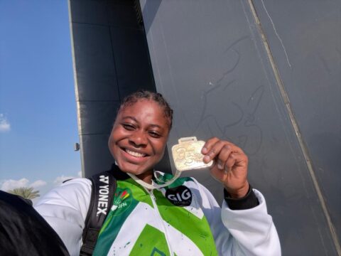 Unstoppable: Nigeria’s Eniola Bolaji wins gold at Egypt Para Badminton International 1 IMG 20260119 WA0004