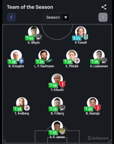 Super Eagles Goalkeeper James Named in Finland’s Team of the Season 2 IMG 20261027 WA0016 1