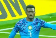 Super Eagles Goalkeeper Samuel James Earns High Rating in Finland